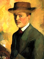 Self-Portrait with Hat